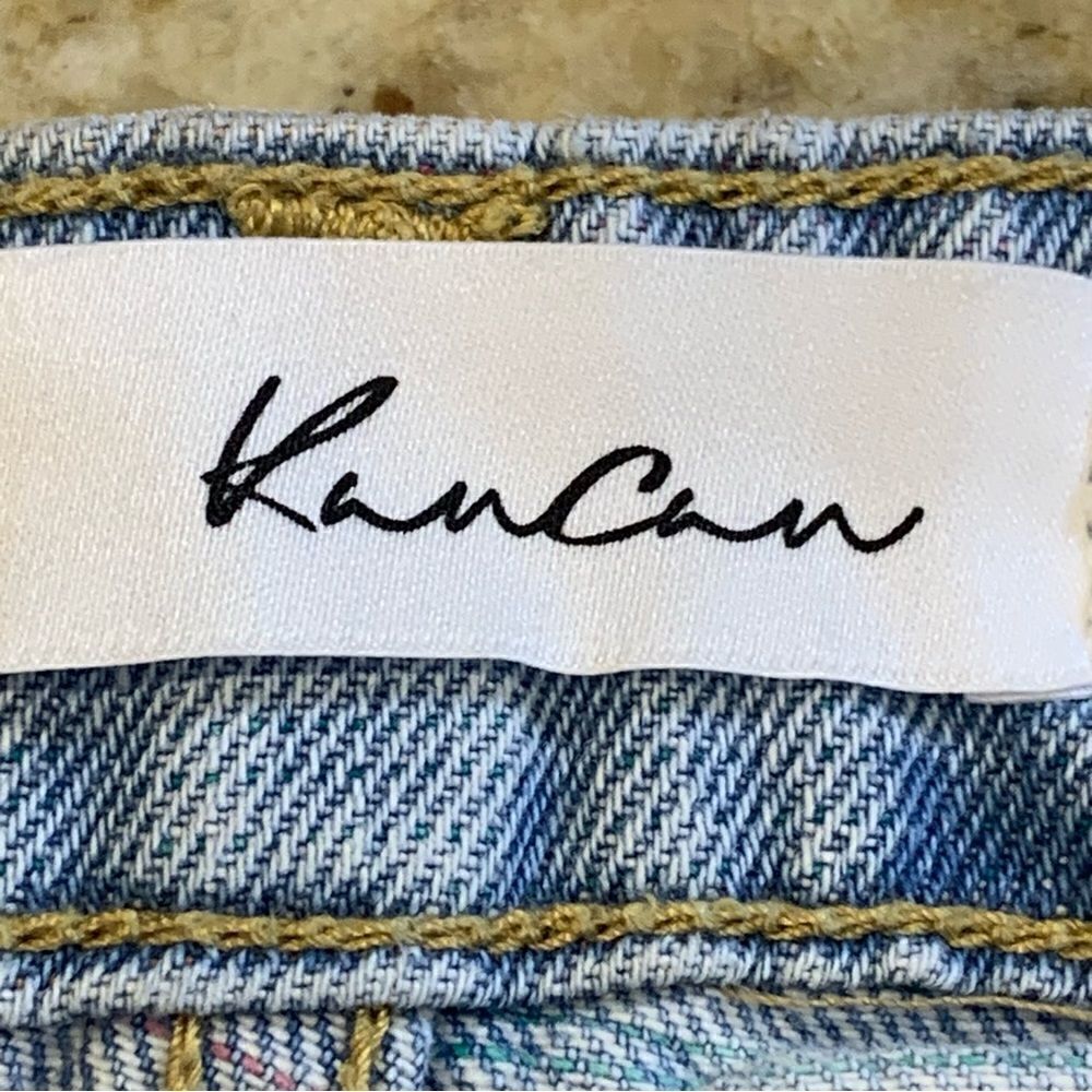 KanCan Multi-Color Thread Distressed Shorts Size Small - Picture 6 of 10